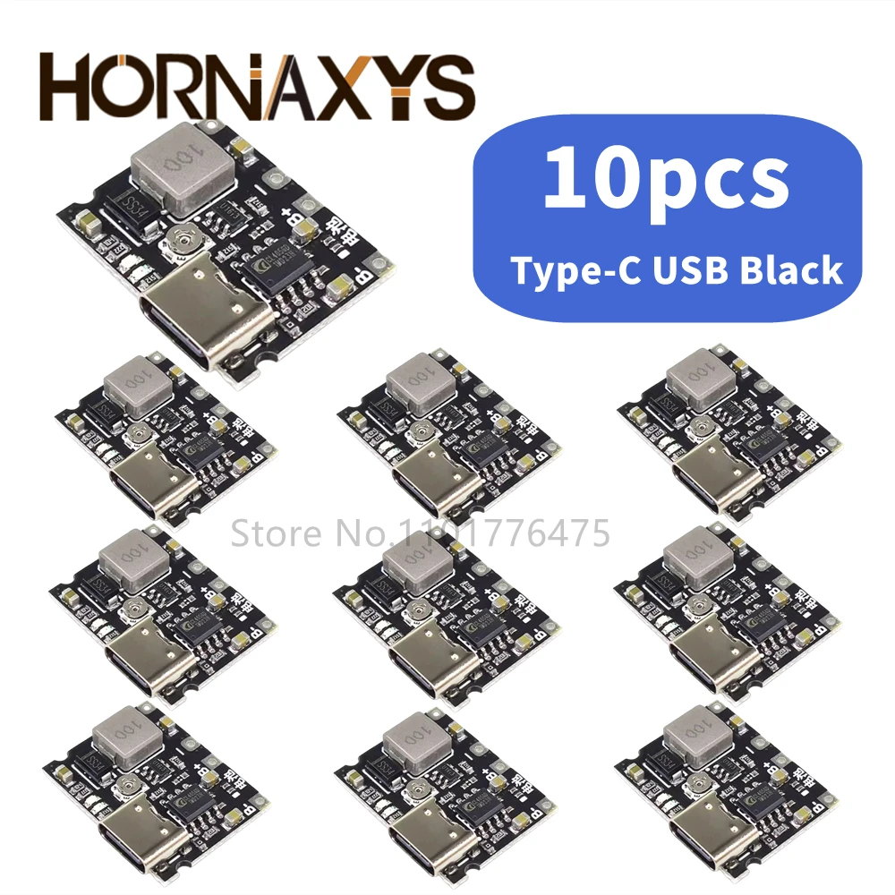 10pcs/TP4056 3.7V 4.2V 9V 5V 2A Adjustable Step Up Module 18650 Lithium Li-ion Battery Charging Discharge Power Board DIY Kit