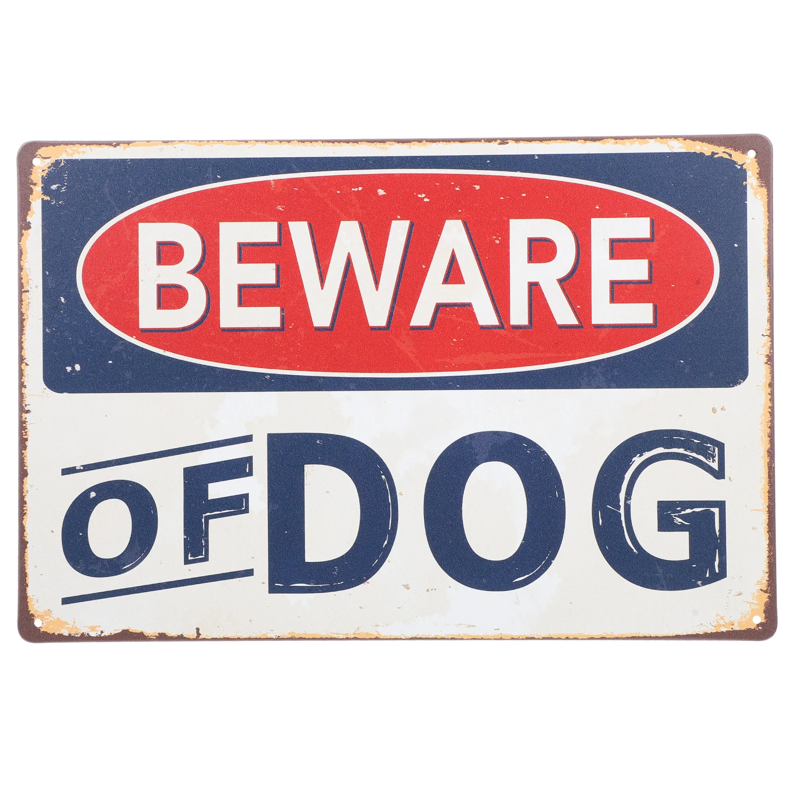 

Retro Tin Sign Vintage Beware Of Dog Warning Garden Decor Metal Caution Dogs Sign Outdoor Yard Fence Decoration