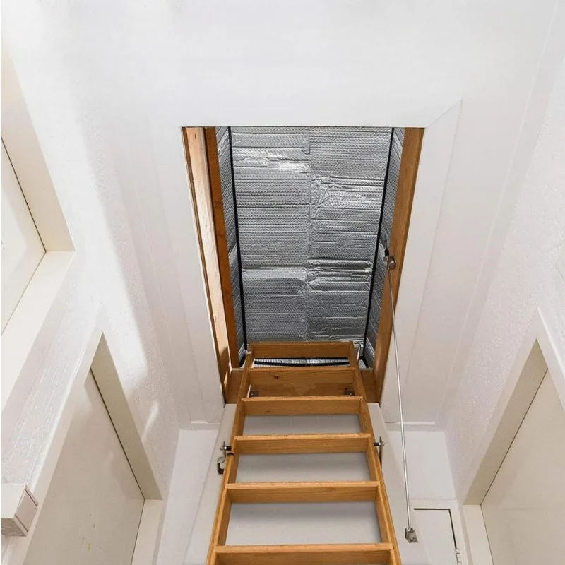 

All-Season Attic Stair Cover Insulated Dustproof Thermal Barrier for Staircase Opening Home Energy Saver