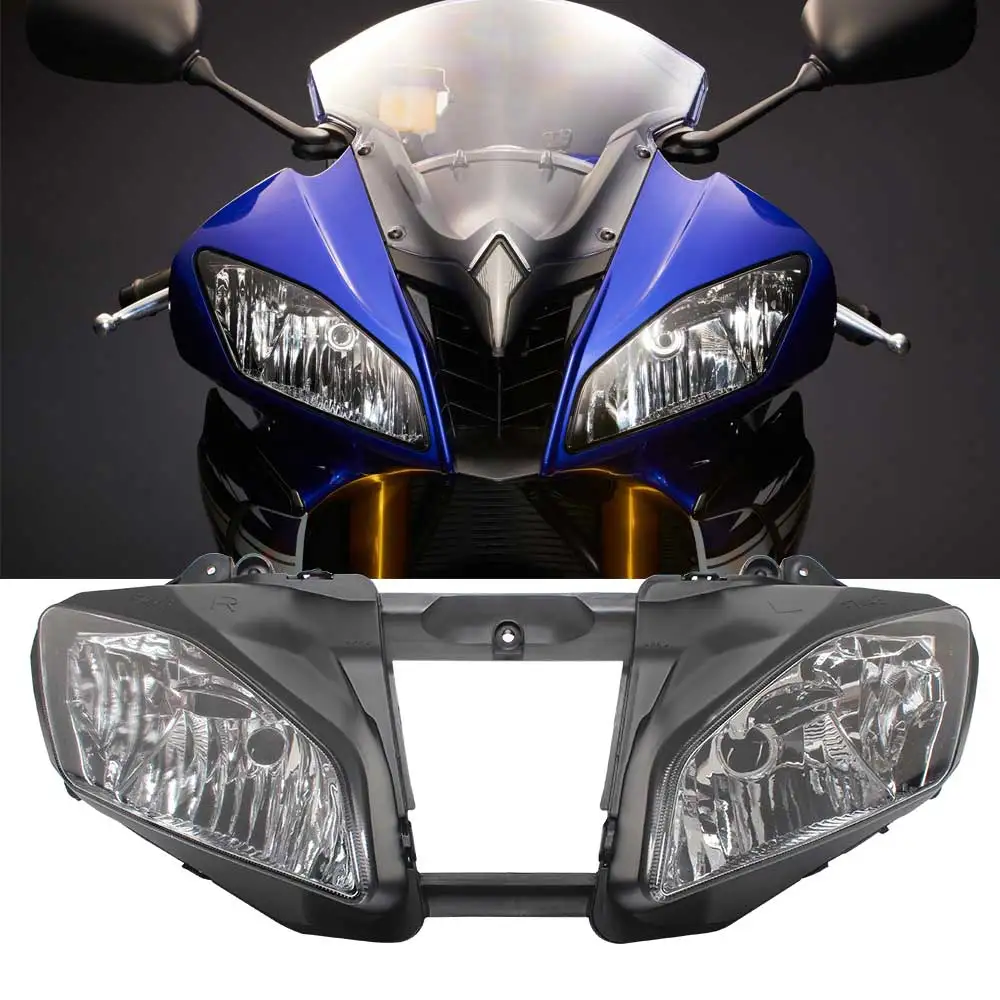 Front Headlight Lamp Assembly Housing For Yamaha Yzfr6 Yzf R6 2008-2015 High Quality Abs Plastic Motorcycle Headlight Housing