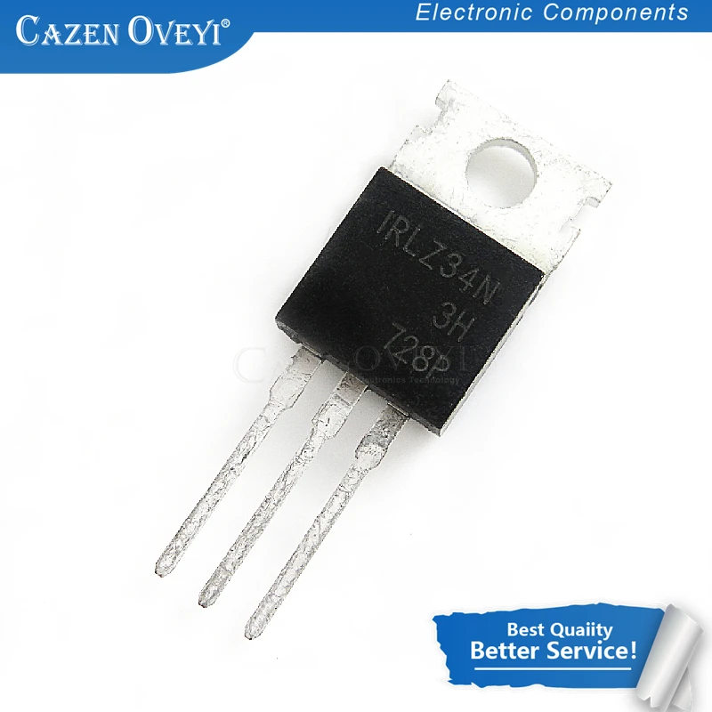 Stable Performance 10pcs/lot IRLZ34N TO-220 IRLZ34NPBF TO220 IRLZ34 In Stock On Time Delivery