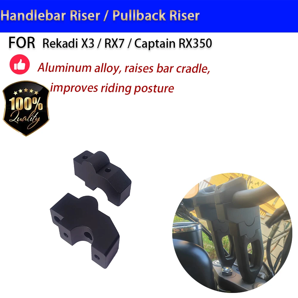 For LEIKE RX3 RX7 RX350 Handlebar Riser Elevador Manillar Moto Accesorios Moto
