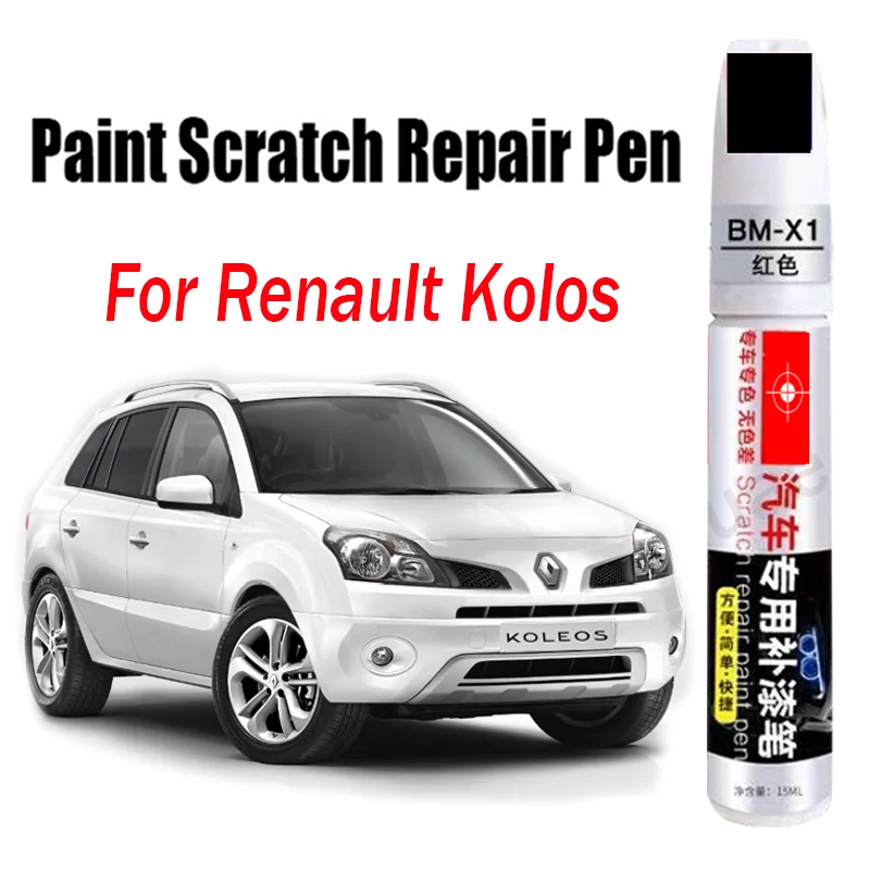 Stylo de peinture de voiture, réparation des rayures, stylo de retouche pour Renault Kolos 2025 2024, dissolvant de rayures, accessoires de soins de peinture automobile