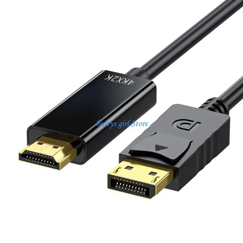 C7AB DisplayPort Connector إلى محول محول HDMICIPATIBLE سلك 4K/1080P