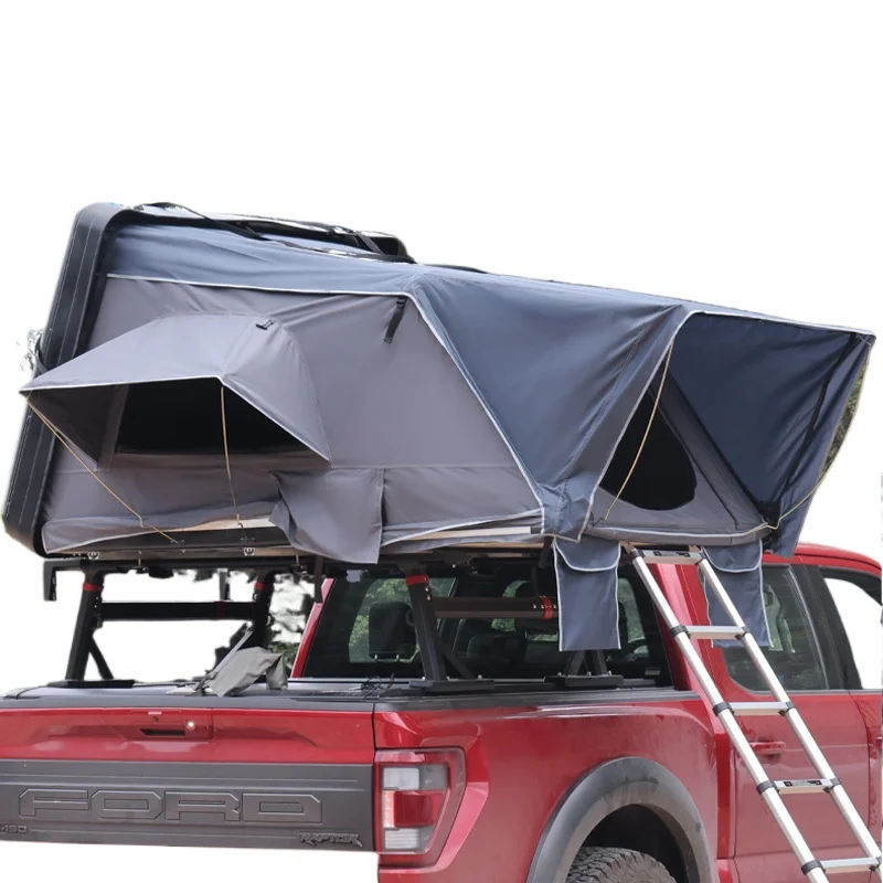 

Roof Top Tent Side Open Outdoor Automatic Build Hot Sale Camping Aluminum Hard Shell Roof Top Tent