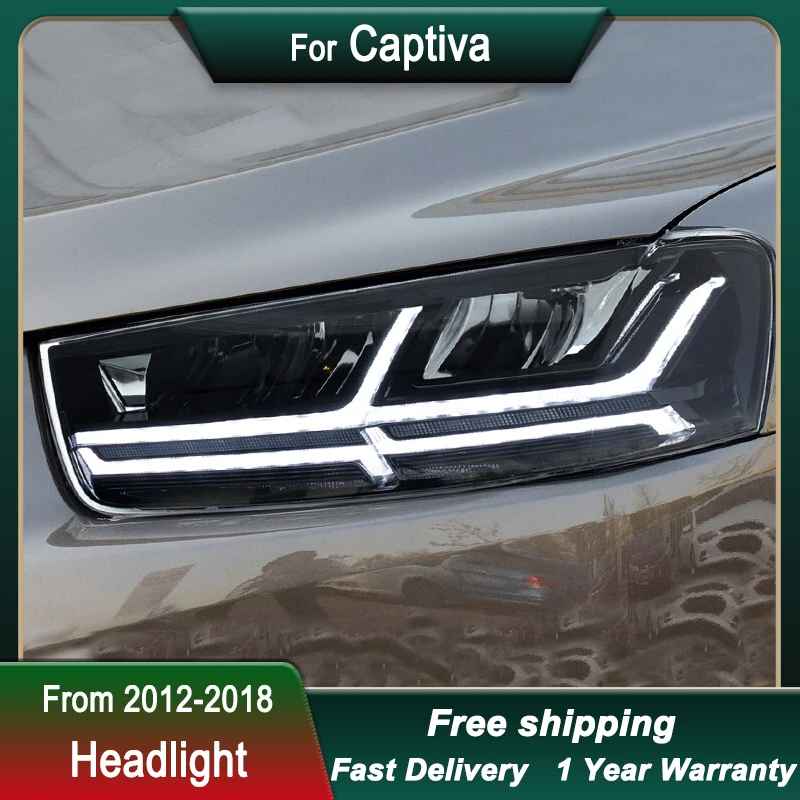 Car Headlights For Chevrolet Captiva 2012-2018 LED Head Lamp Upgrade DRL Dynamic Signal Lamp Head Lamp Front light Assembly