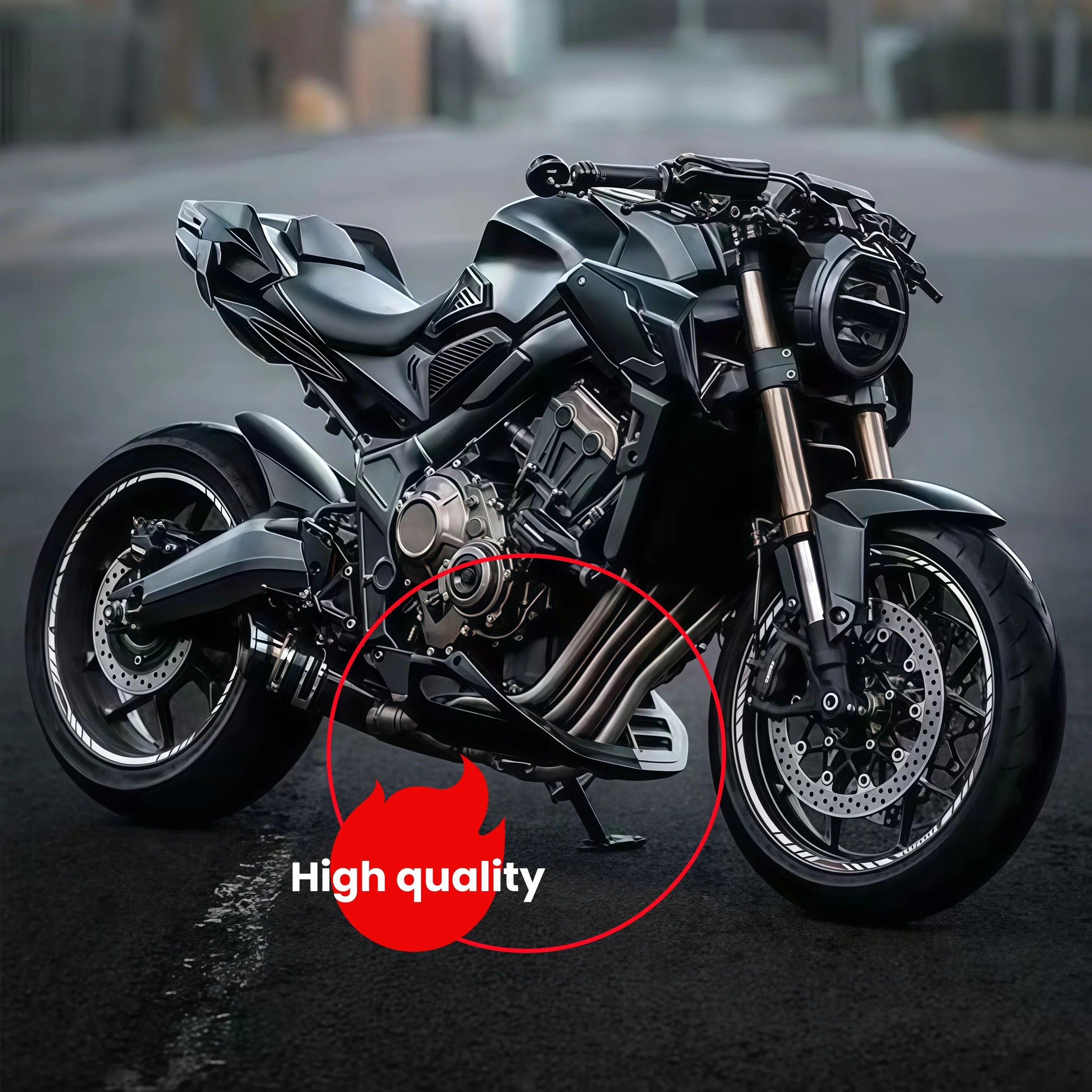 

High Quality Honda CB650R Engine Bottom Fairing Chassis Armor Protection Decorative Cover Modified Underbody Shield