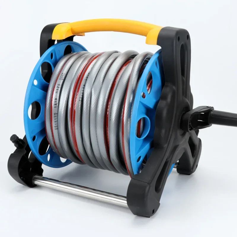 شاحنة خرطوم كبيرة متعددة الوظائف، مسدس غسيل السيارات، رف تخزين الخرطوم، شاحنة تخزين بكرة خرطوم الحديقة أدوات تنظيف السيارات