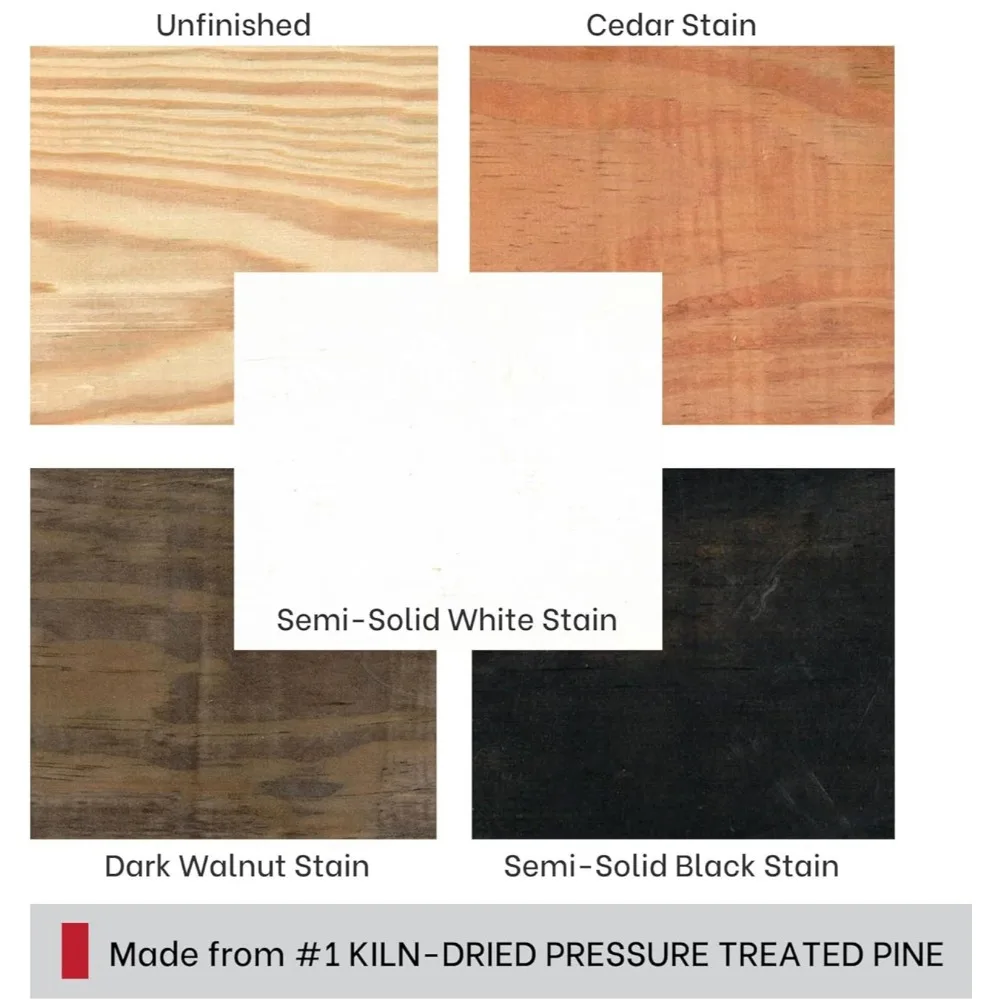 5-Fuß-Verandaschaukel mit rollen Rückenlehne und Getränkehaltern in halbfester, gebeizter Kiefernholz, robust, 700 Pfund. Gewichtskapazität