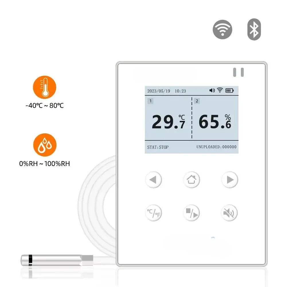 

Для Elitech RCW-800 WIFI интеллектуальный удаленный мониторинг данных, регистратор данных температуры и влажности, пластиковое оригинальное оборудование