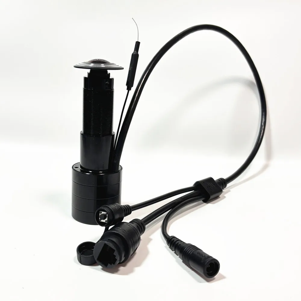 واي فاي 5MP باب العين ثقب 6X التكبير الرقمي 1.6 مللي متر زاوية واسعة عدسة CCTV شبكة ثقب الباب الصغير POE باب IP كاميرا P2P SDK الصوت SD بطاقة