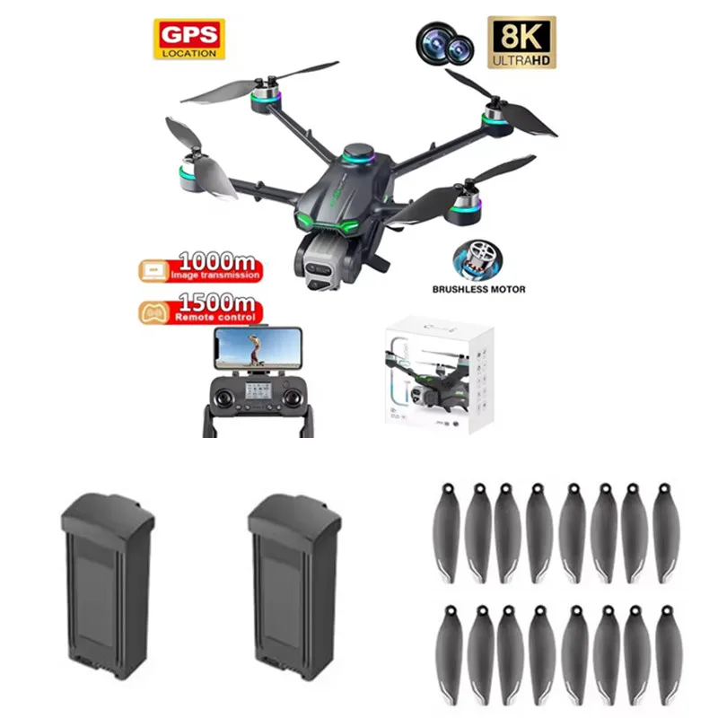 Original 7.4V 1300mAh GT6 GPS Drone Battery GT6 RC Quadcopter 7.4V 1300mAh GT6 GPS Brushless Spare Battery Dron Part Accessories