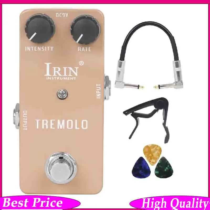 

Электрогитарная педаль эффекта тремоло RS-09, True Bypass, миниатюрная, одиночная, аксессуары и запчасти для гитары