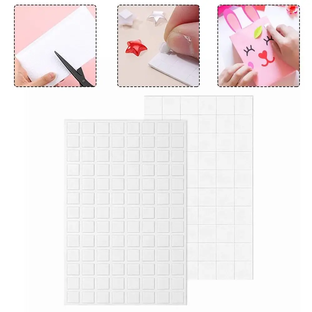 

264Pcs/Sheet High-adhesion Foam Double-sided Tape Polka Dot Universal Glue Point 6mm DIY Craft Stickers