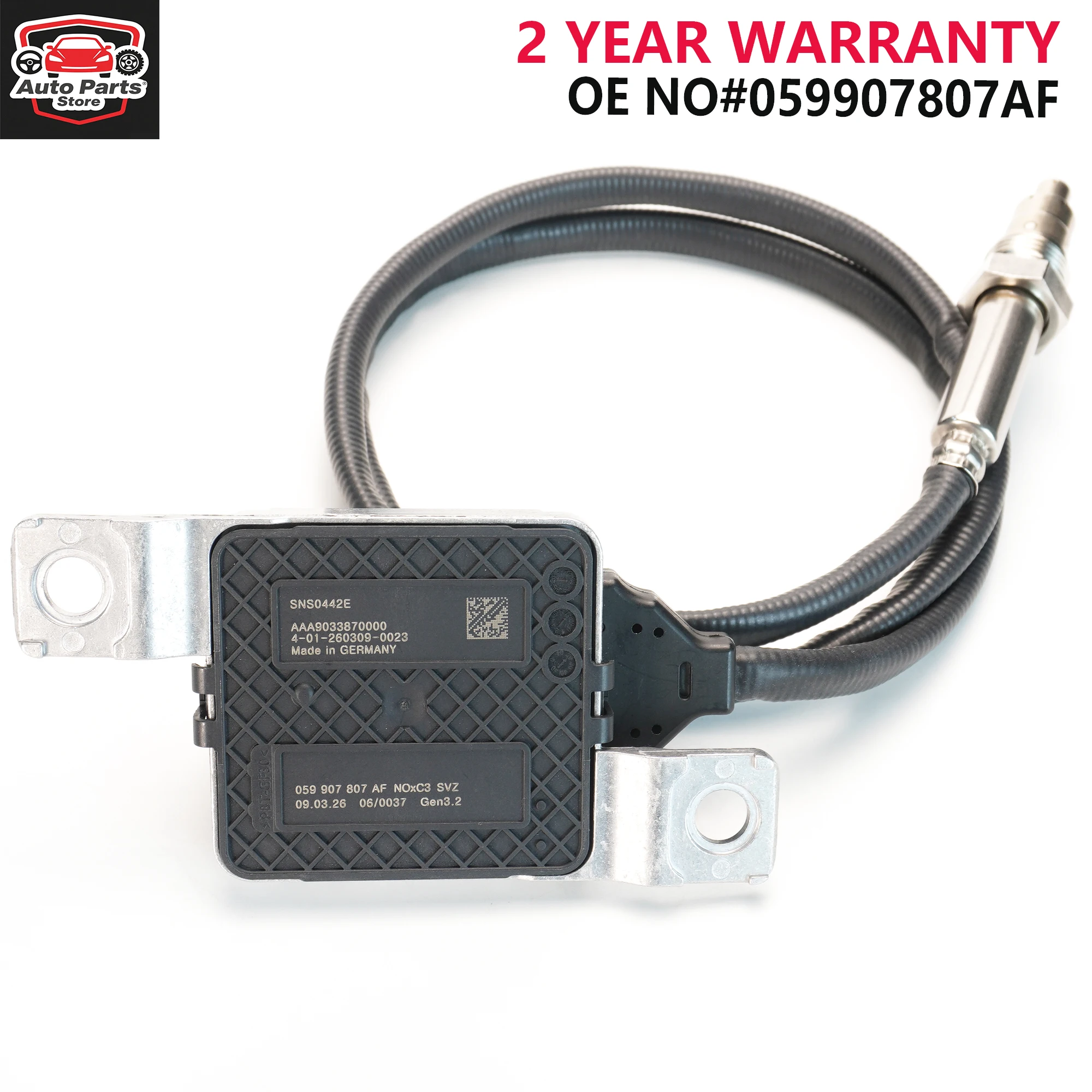 

NOx Sensor 059907807AF SNS0442E for 2017-2024 VW Audi Skoda Seat 3.0 TDI Diesel Engine