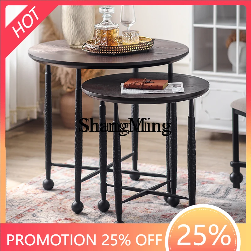 

CL room sofa side few antique balconies afternoon tea leisure small round table homestay coffee shop coffee table