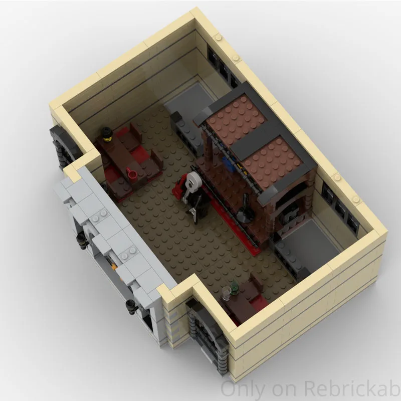 MOC-242198 City Music Hall Building Block House Model Art Architecture Building Blocks Series DIY Set Creativity Gifts 2668PCS