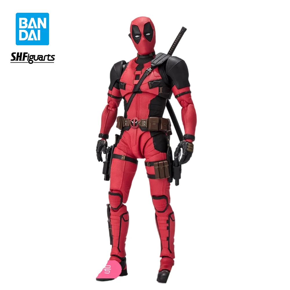 

Original BANDAI SHF Deadpool & Wolverine Wade Winston Wilson PVC Anime Figure Action Figures Model Toys