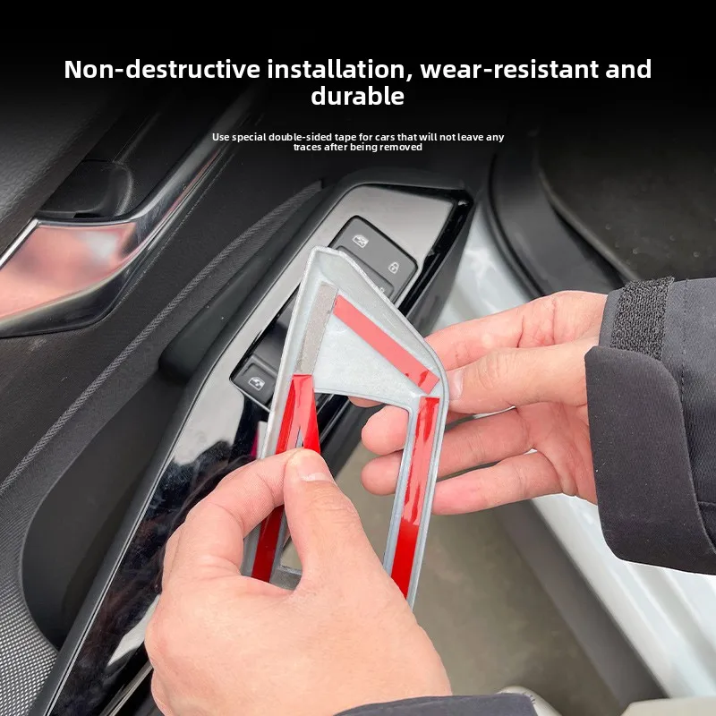 Car Door Window Lift Panel Door Armrest Panel Protective Modification Interior for Volkswagen ID.3 ID.4X CROZZ