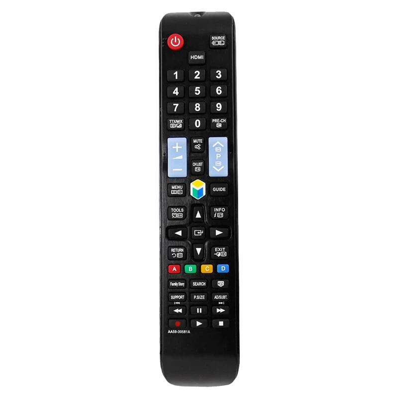 AA59-00581A Black Remote Control For Samsung LED LCD TV UN32EH4500 UN46ES6100F UN32EH5300 UN40EH5300F UN40ES6100F UN46EH5300F