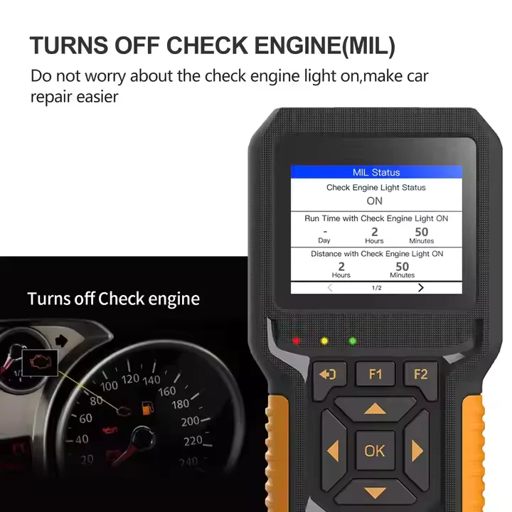 multi-language NC601 all system scanner for heavy Duty trucks OBD2 Reads the Code Card ELM327 Diagnostic tool with tool box
