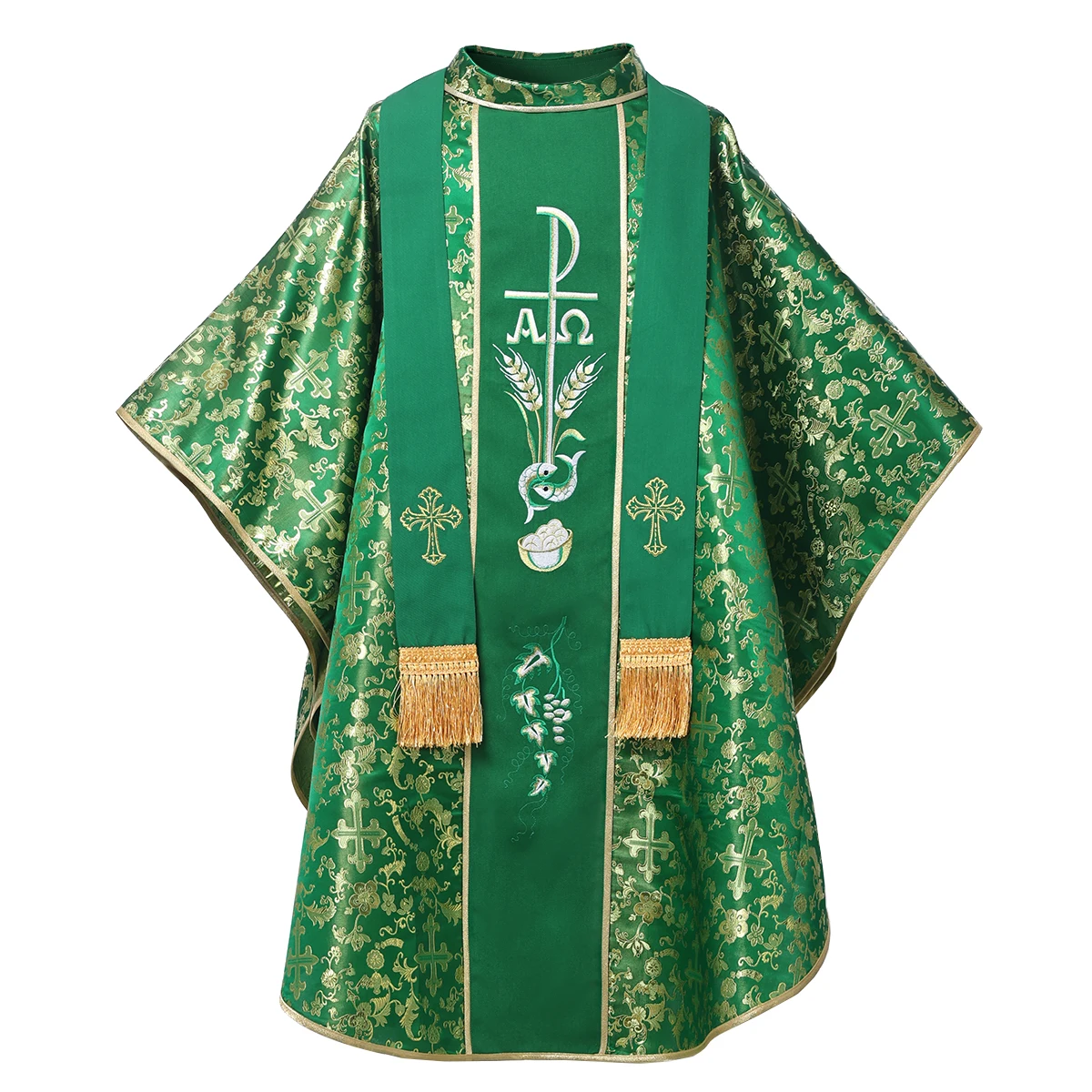 ستائر الكاهن قابلة للتشابلي، أزياء الكاهن المسيحي للبالغين، ملابس الأقراص الدينية الكاثوليكية، ملابس رجال الدين #4