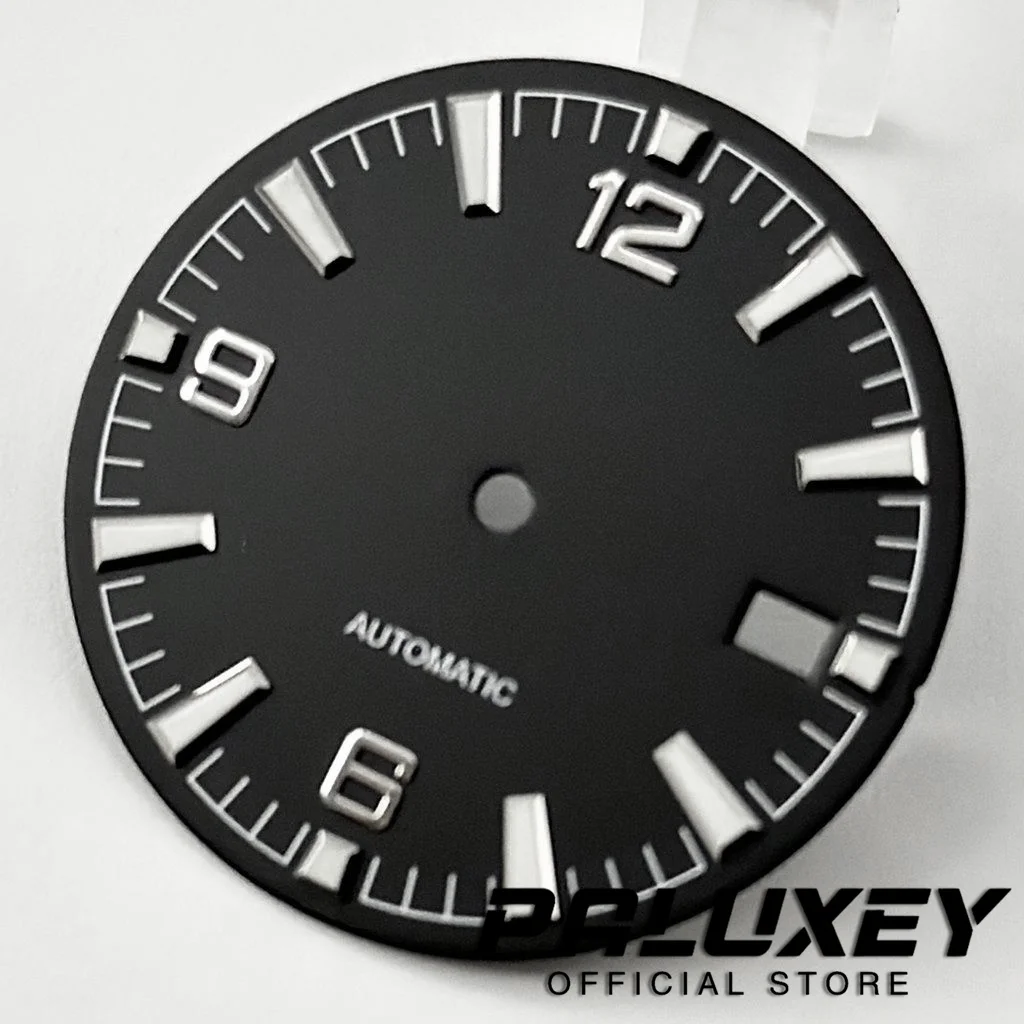 31mm Sterile Black White Blue Grey Watch Dial Fit NH35 ETA 2824 2836 Miyota 8215 821A Mingzhu DG2813 3804 Seagull 1612 Movement