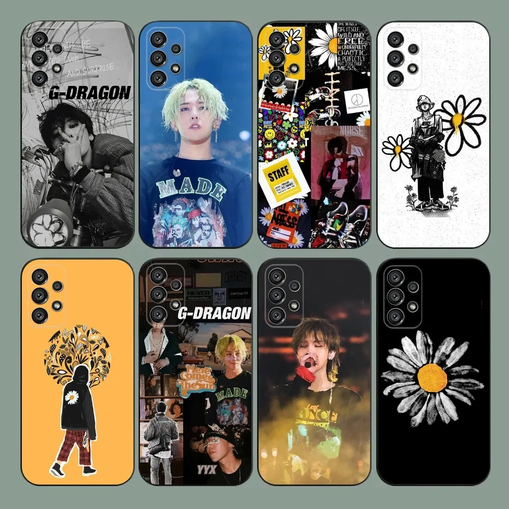 

Kpop GD G-Dragons Phone Case For Samsung Galaxy A20,A21s,A22,A31,A32,A52,A53,A72,73,A80,A91 Soft Black Cover