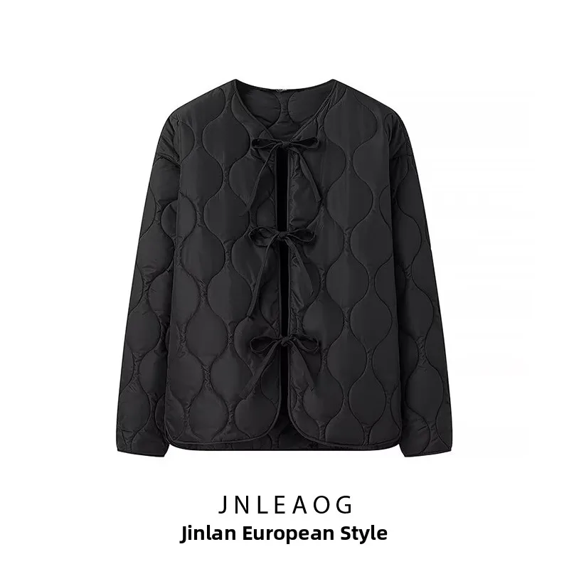 

JNLEAOG Autumn New Faionable Casual Simple Sle Cotton Jaet Women's Streetwear Long Sve Belted Loose Fit Coat