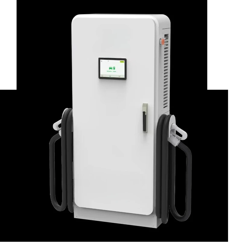 Commercial Fast Electric Car Charger DC 80KW All-In-One EV Charging Station CAN Hybrid IP54 220V Home Energy Storage