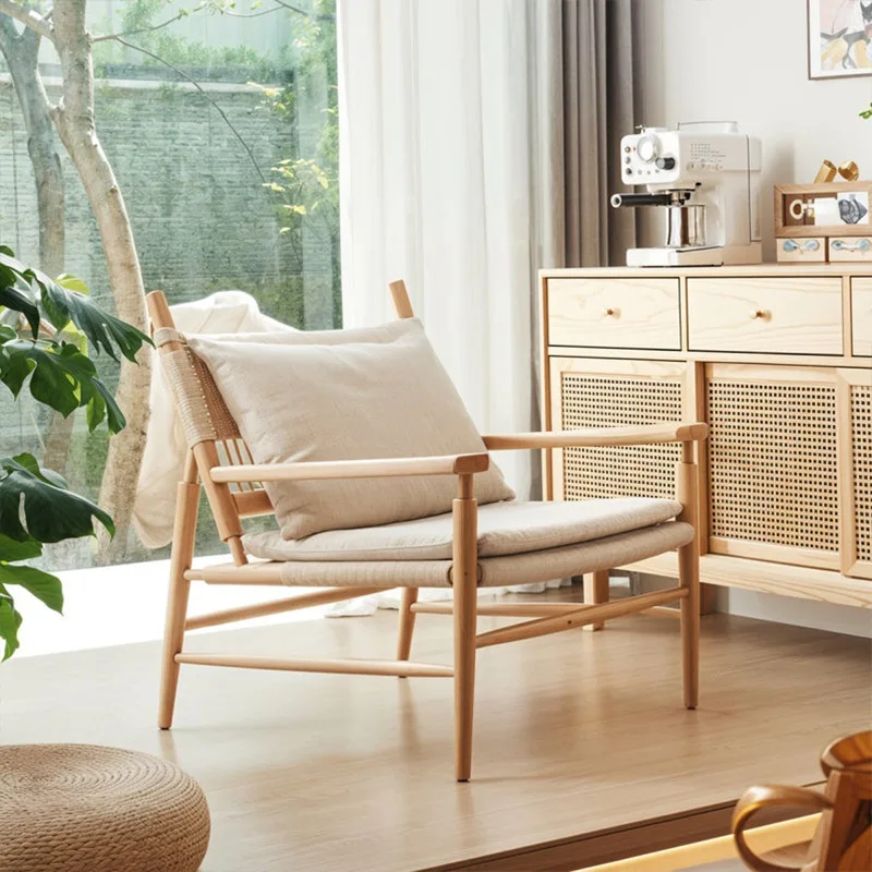 Hotel balcony rope sofa chair