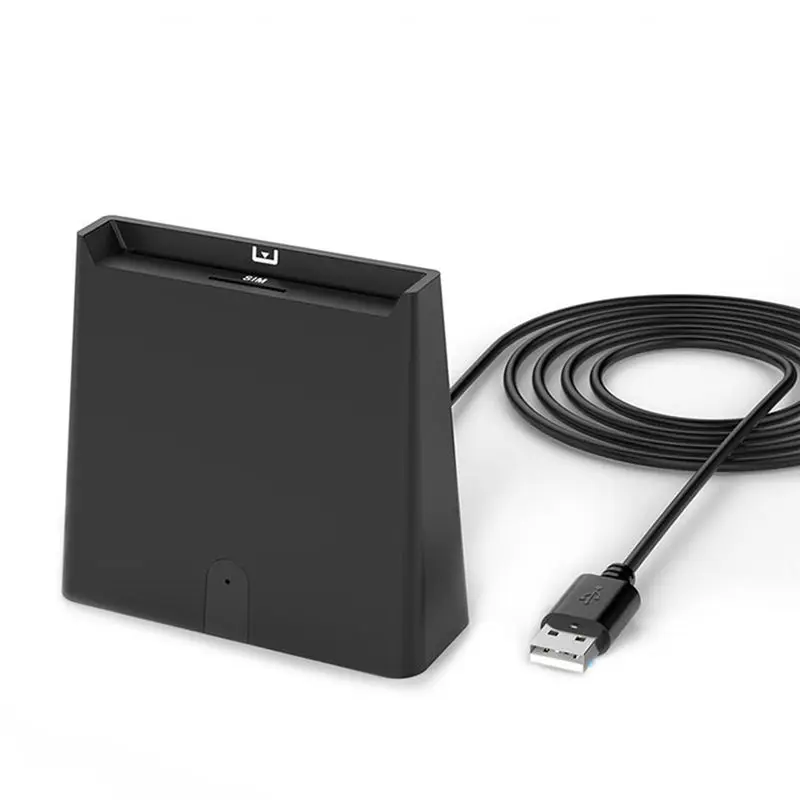 A92Z USB Smart Card Reader ISO7816 Chip For Bank Card ID Card Class A, Class B And Class C (5V, 3V And 1.8V) Smart Cards