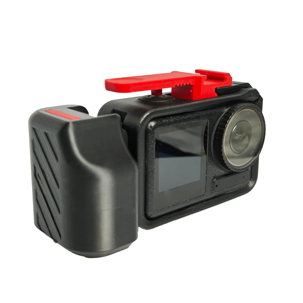 

for DJI Action 5 Pro/4/3 Combo Camera Grip Holder 3D Printing Street Grip Vlog Holder Action Camera Grip Accessories