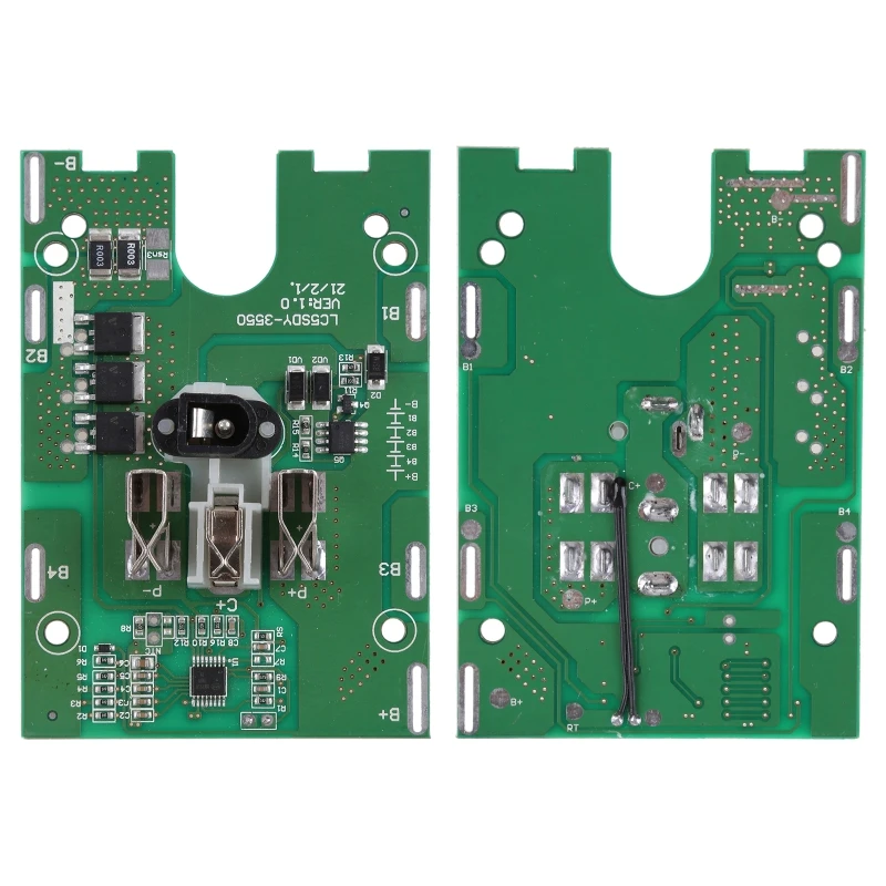 18650 Charger BMS Protection Board Compatible with Dewalt-21V Power Tool Protection Board 5S 21V 30A Large Current Board