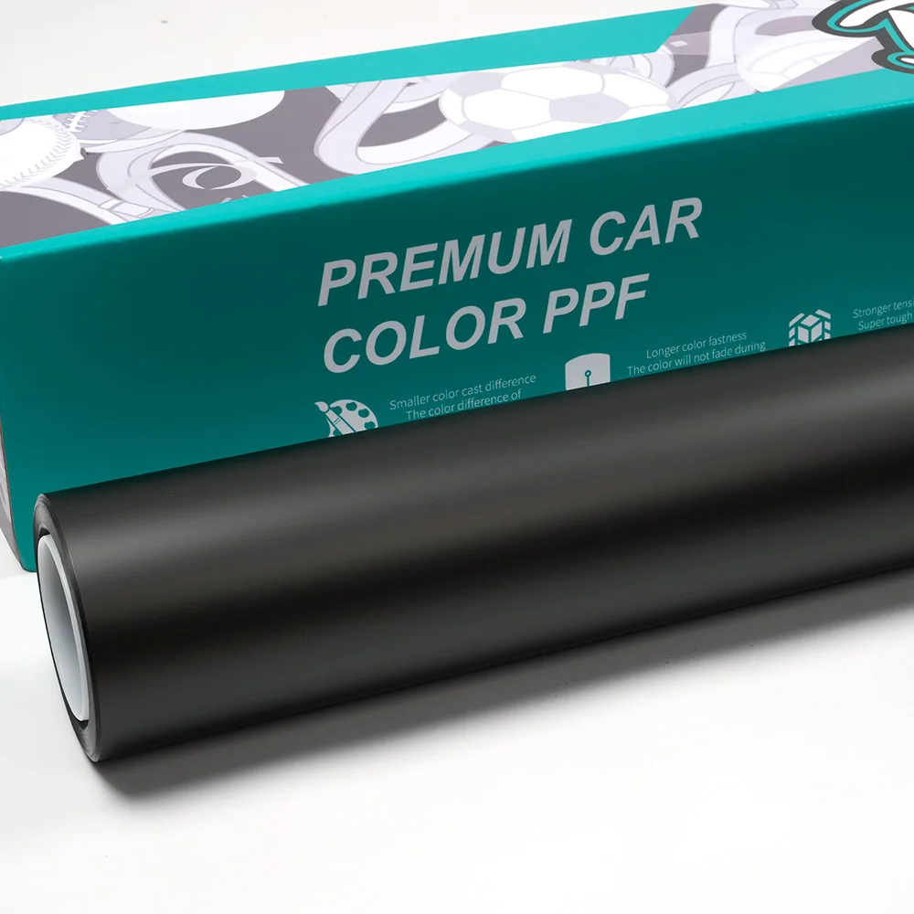 

Супер высокая яркость Цвет PPF Самовосстанавливающийся 7,5 мил Толщина Сухая установка ТПУ Shadow Knight Grey