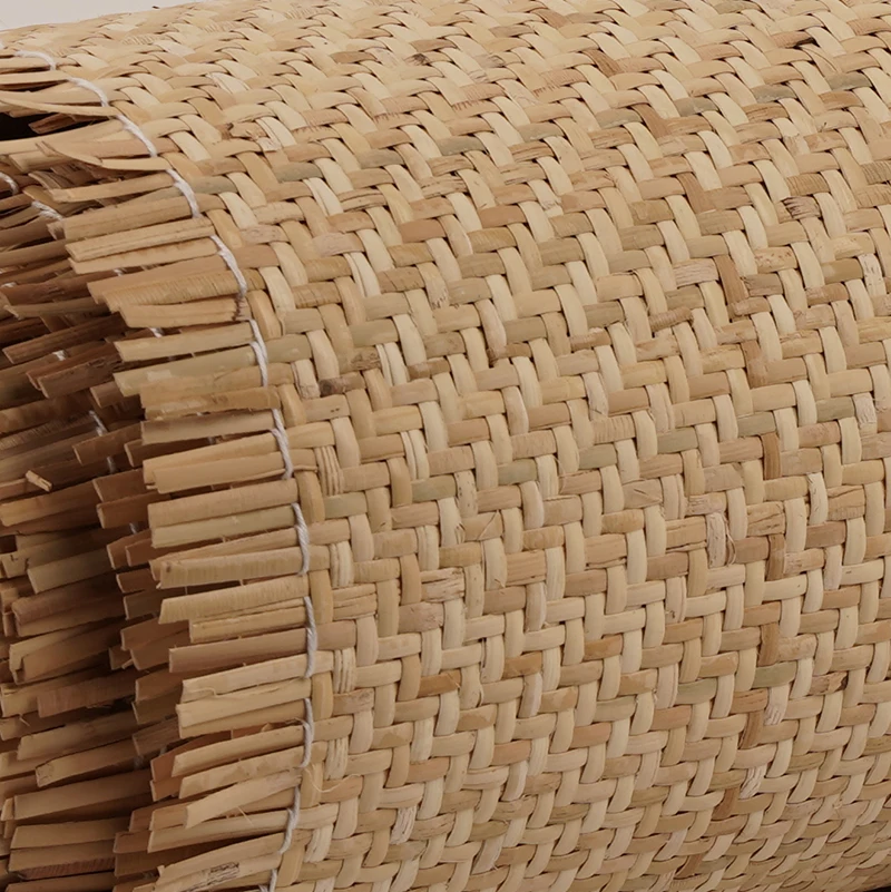 40-55cm Width 0.5-5m Length Natural Indonesian Hand-woven Real Rattan Roll Material Furniture Chair Table Cabinet Repair Tools image 3