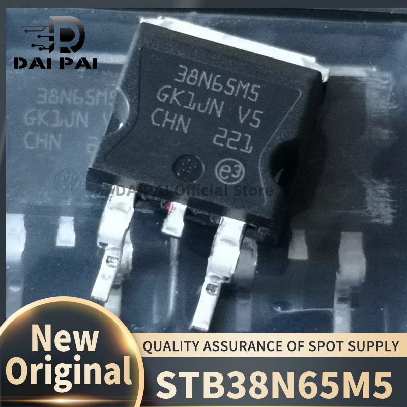 (10pcs-50pcs/Lot) 100% New original STB38N65M5 38N65M5 650V 30A SOT-263 Chipset