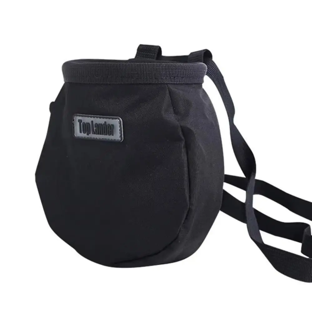 ジッパーポケットロッククライミングチョークバッグオックスフォード布登山マグネシウムパウダーバッグ収納ポケットスポーツバッグ