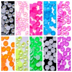 Fluorescent Luminous Mix SS6-SS30 Non Hotfix Neon Rhinestone Noctilucent Electric Nail Art Decorations