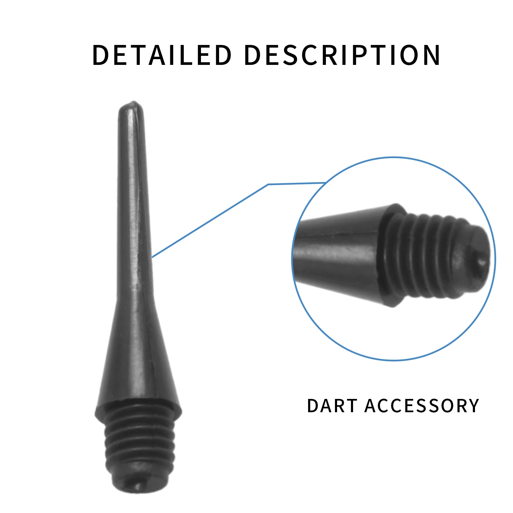 Set di sostituzione dell'ago con punte morbide e durevoli da 100 pezzi per freccette elettroniche, freccette professionali, accessori per freccette al tungsteno XQ