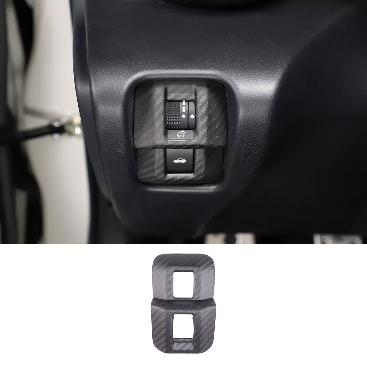 

Matte Carbon Electric Tailgate Switch Cover Trim For Toyotaa 86/Subaru BRZ 2022