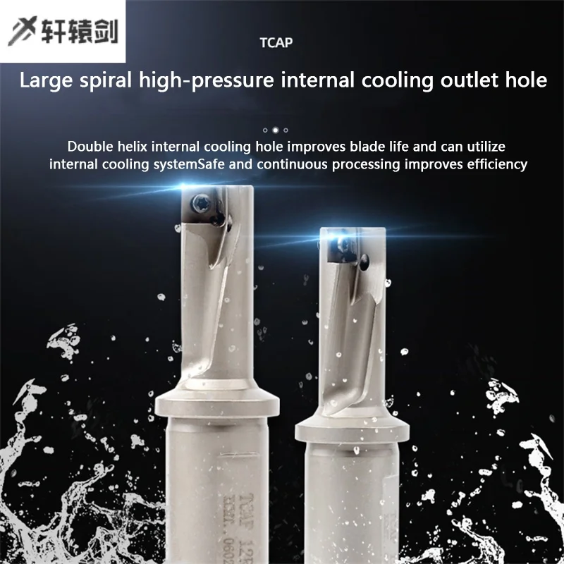 

Токарный станок с ЧПУ TCAP U-сверло 10R 12R 2,25D 3,25D Серия Режущий инструмент Глубина сверления Токарно-расточная машина для маленьких отверстий Быстрая дрель