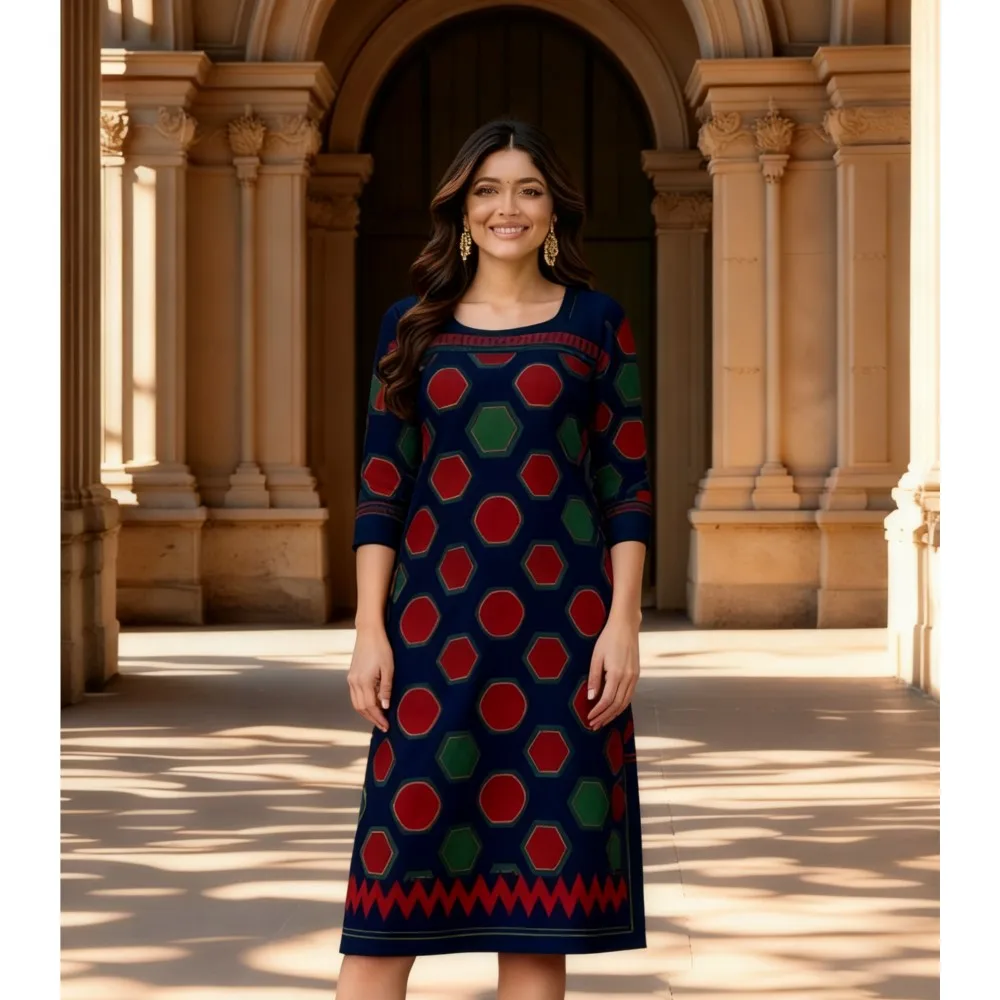 

Мусульманское женское повседневное модное платье с павлином Kurtta в национальном стиле, прямая трубка, повседневное этническое Abito Donna Musulmana, турецкая Абая