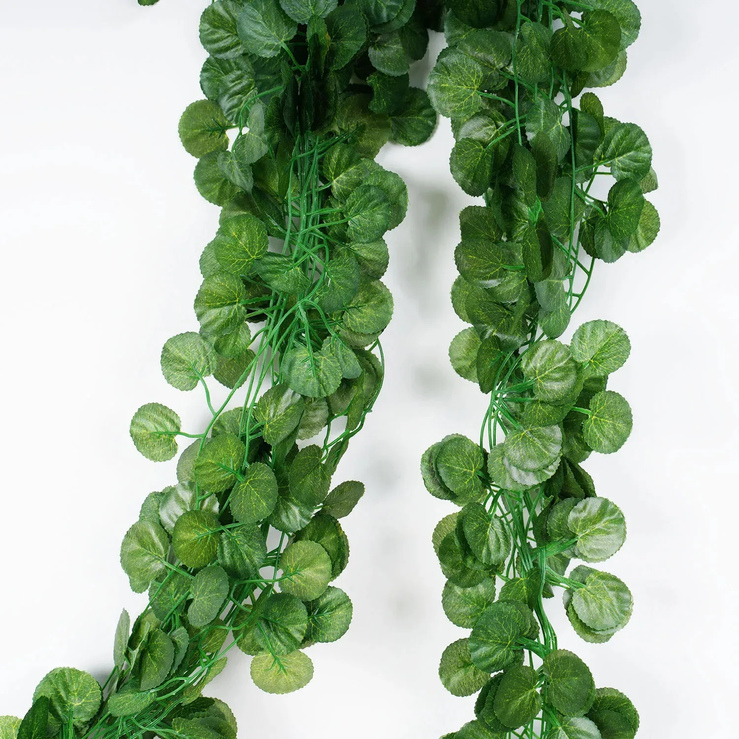 

210Cm Green Silk Artificial Hanging Christmas Garland Plants Vine Leaves DIY Garden Wedding Home Party Bathroom Decoration 1Pcs