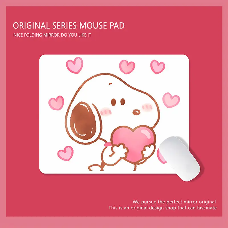 Cartoon animation pattern Snoopy creative fashion personality portable new men and women cute office keyboard desktop mouse pad