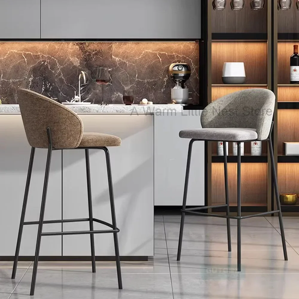 

Modern Relaxing Bar Stools Nordic Bedrooms Mid Century Kitchen Dining Chairs Restaurant Hotel Tabourets De Bar Home Furniture