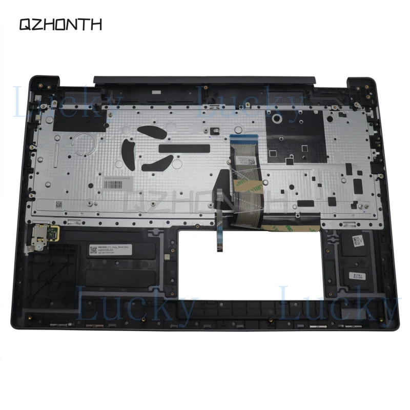 f  New For Lenovo Yoga 7 2-in-1 16IML9 83DL Palmrest w/ Backlit Keyboard 5CB1N95158