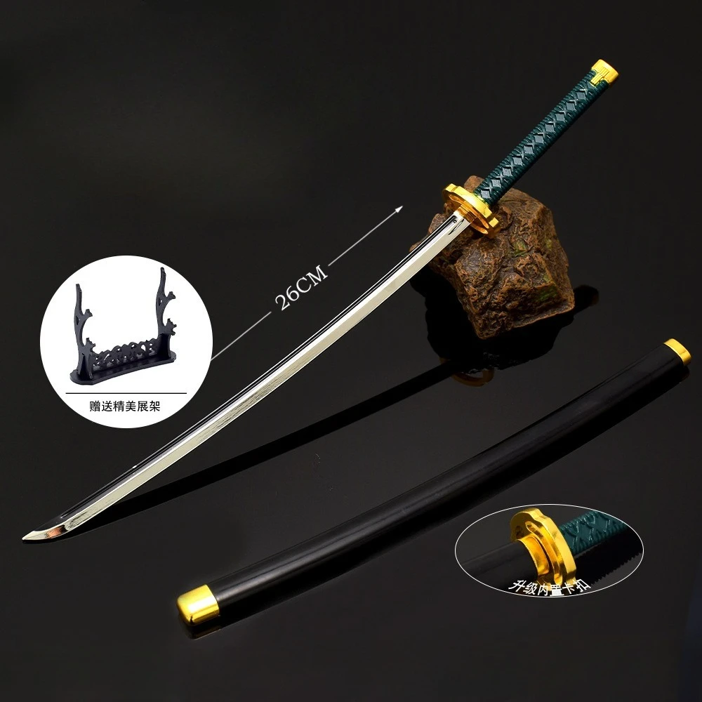 26Cm Eldenn Game Perifere Tandjes Katana Zwaard Cosplay Prop Ninja Mes Japanse Samurai Zwaard Wapen Model Speelgoed Jongens Geschenken