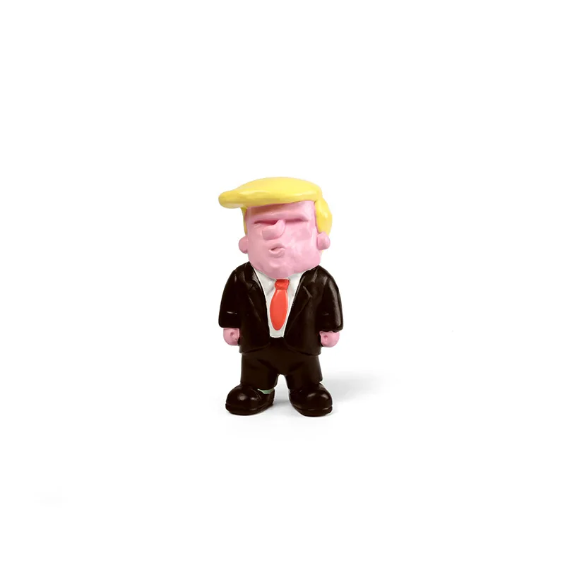 

Distinctive Trump and Netanyahu Pet Silicone Chew Toy with Sound Make America Great Again