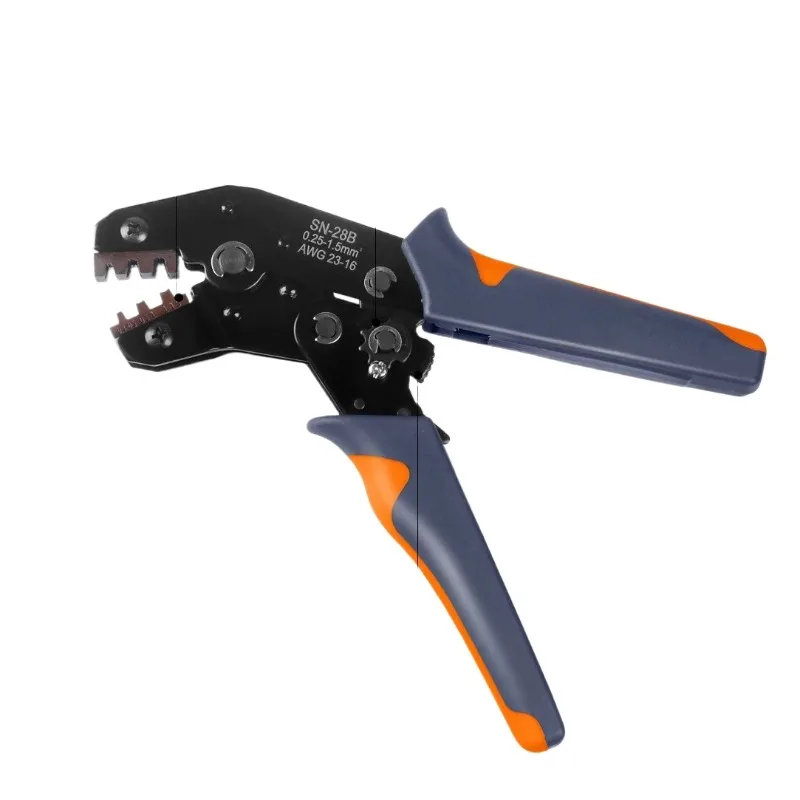 SN-28B Ratchet Crimping Pliers AWG23-16 2.54mm Pin Header Terminal Connector Crimp Tool for Male Female Housing Plug